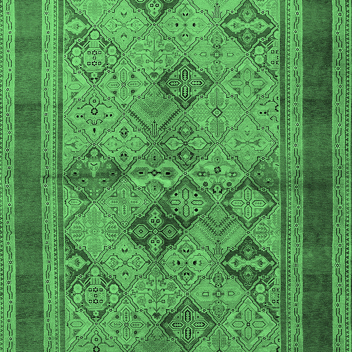 Oriental Emerald Green Industrial Rug, urb634emgrn