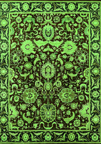 Oriental Green Industrial Rug, urb635grn