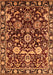 Machine Washable Oriental Orange Industrial Area Rugs, wshurb635org