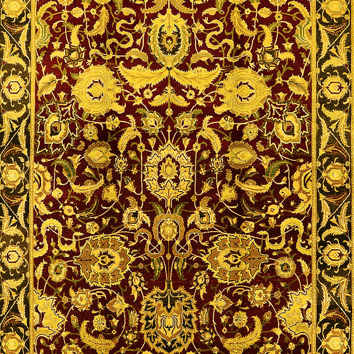 Oriental Yellow Industrial Rug, urb635yw