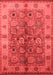 Oriental Red Industrial Area Rugs