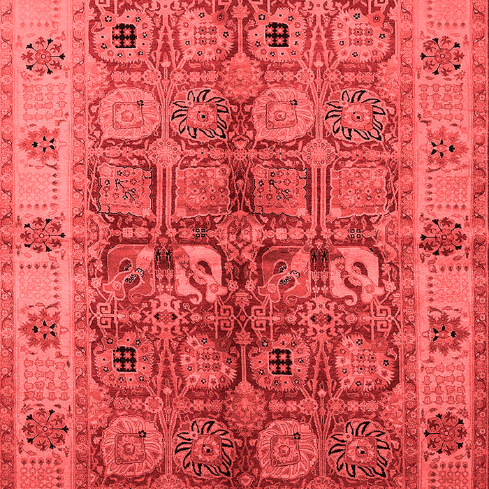 Oriental Red Industrial Area Rugs