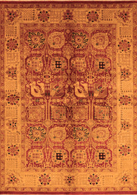 Oriental Orange Industrial Rug, urb636org