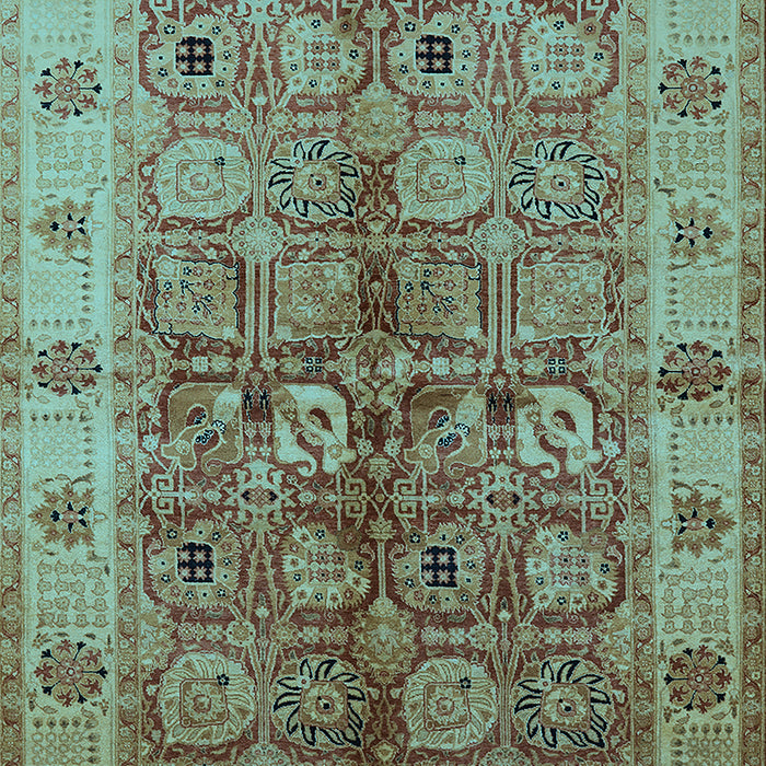 Oriental Light Blue Industrial Rug, urb636lblu