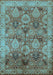 Oriental Light Blue Industrial Rug, urb637lblu