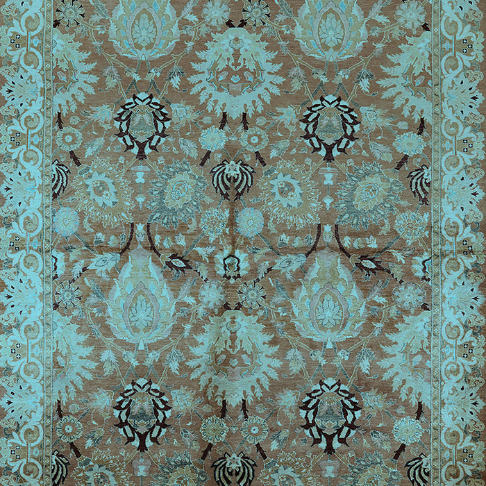 Oriental Light Blue Industrial Rug, urb637lblu