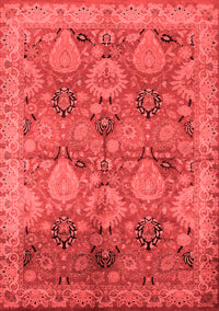 Oriental Red Industrial Rug, urb637red