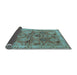 Sideview of Oriental Light Blue Industrial Rug, urb637lblu