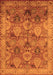 Oriental Orange Industrial Rug, urb637org