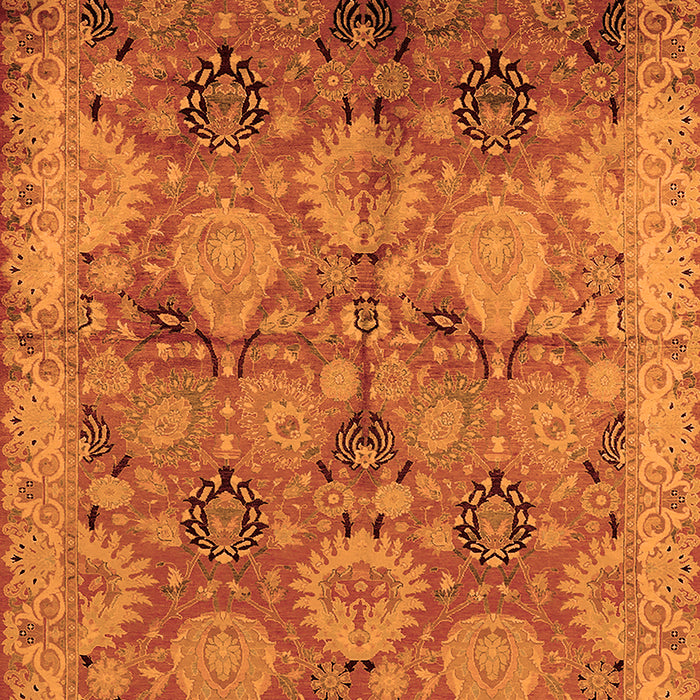 Oriental Orange Industrial Rug, urb637org