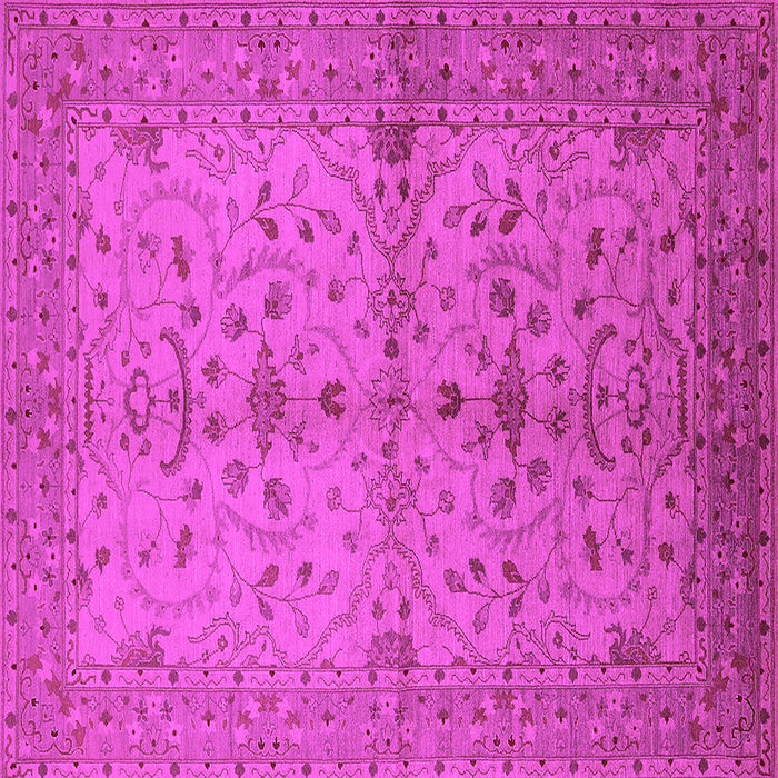 Square Oriental Pink Industrial Rug, urb638pnk