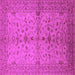 Square Oriental Pink Industrial Rug, urb638pnk