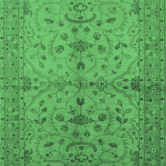 Oriental Emerald Green Industrial Rug, urb638emgrn