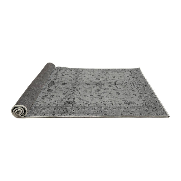 Sideview of Oriental Gray Industrial Rug, urb638gry