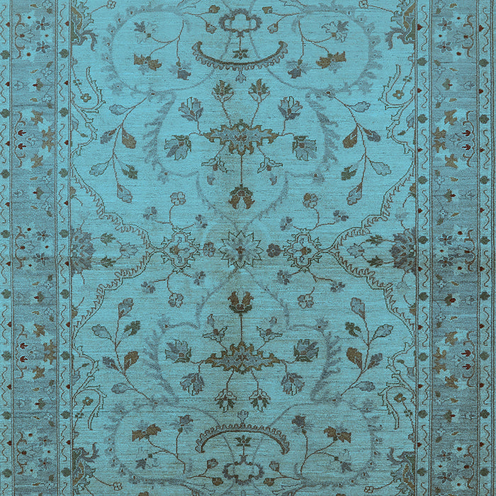 Oriental Light Blue Industrial Rug, urb638lblu