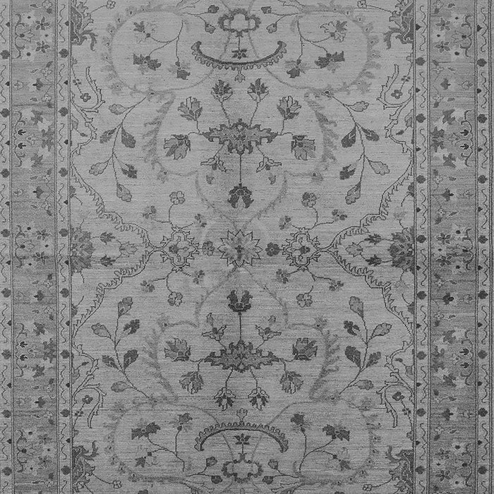 Machine Washable Oriental Gray Industrial Rug, wshurb638gry