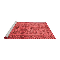 Industrial Red Washable Rugs