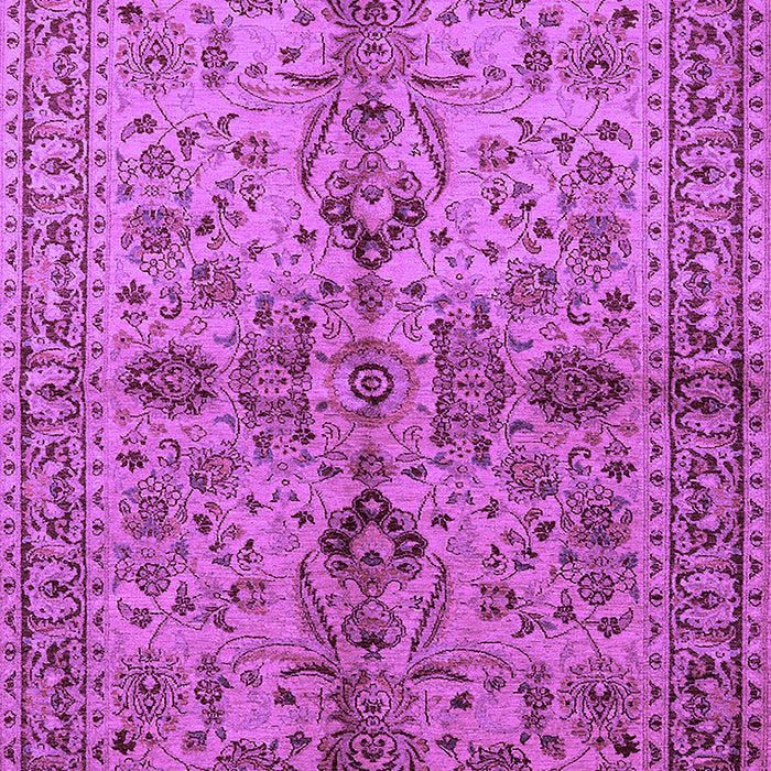 Machine Washable Oriental Purple Industrial Area Rugs, wshurb639pur