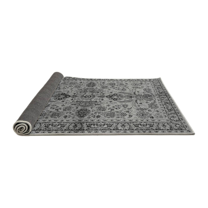 Sideview of Oriental Gray Industrial Rug, urb639gry