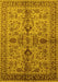 Oriental Yellow Industrial Rug, urb639yw