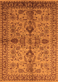 Oriental Orange Industrial Rug, urb639org