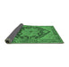 Sideview of Oriental Emerald Green Industrial Rug, urb640emgrn