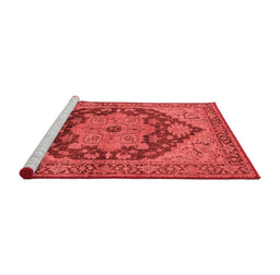 Industrial Red Washable Rugs