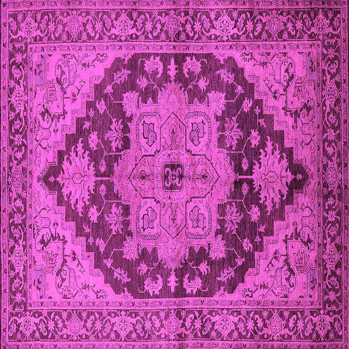 Square Oriental Pink Industrial Rug, urb640pnk