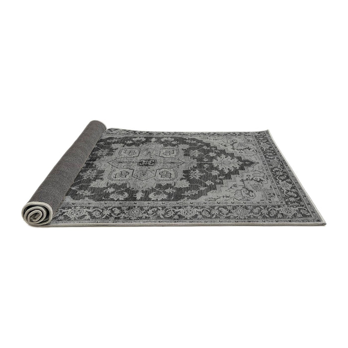 Sideview of Oriental Gray Industrial Rug, urb640gry