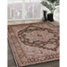 Machine Washable Industrial Modern Light Copper Gold Rug in a Family Room, wshurb640