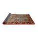 Sideview of Mid-Century Modern Red Oriental Rug, urb641