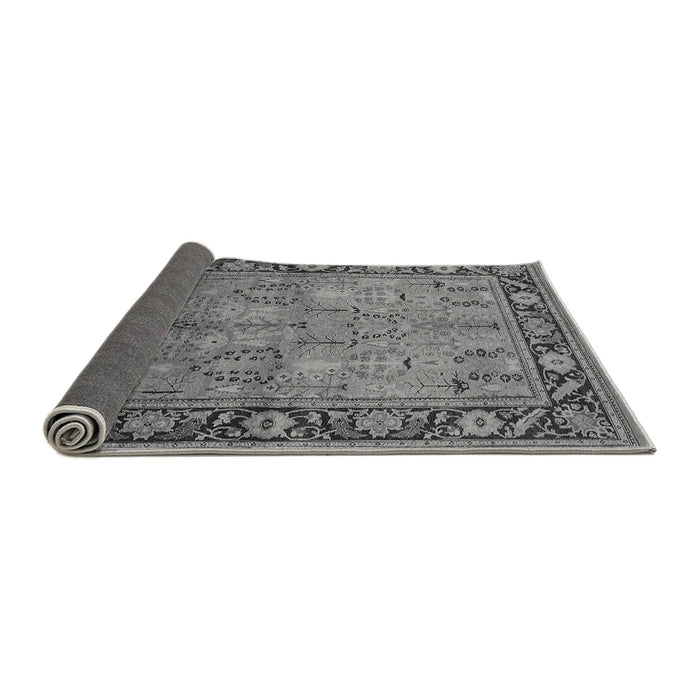 Sideview of Oriental Gray Industrial Rug, urb641gry