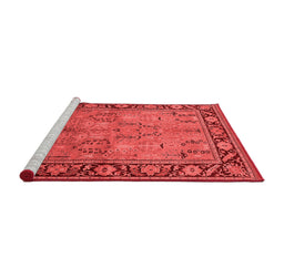 Industrial Red Washable Rugs