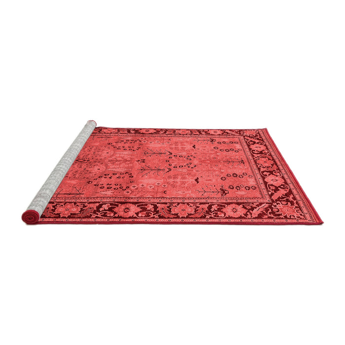 Industrial Red Washable Rugs