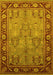 Oriental Yellow Industrial Rug, urb641yw