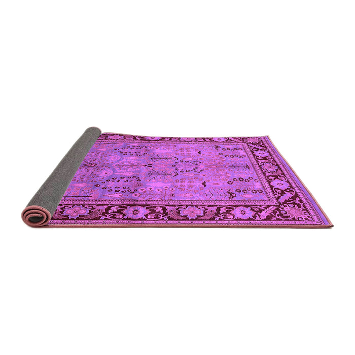 Sideview of Oriental Purple Industrial Rug, urb641pur