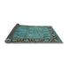 Sideview of Oriental Light Blue Industrial Rug, urb641lblu