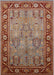 Mid-Century Modern Red Oriental Rug, urb641