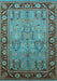 Oriental Light Blue Industrial Rug, urb641lblu