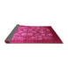 Sideview of Oriental Pink Industrial Rug, urb642pnk