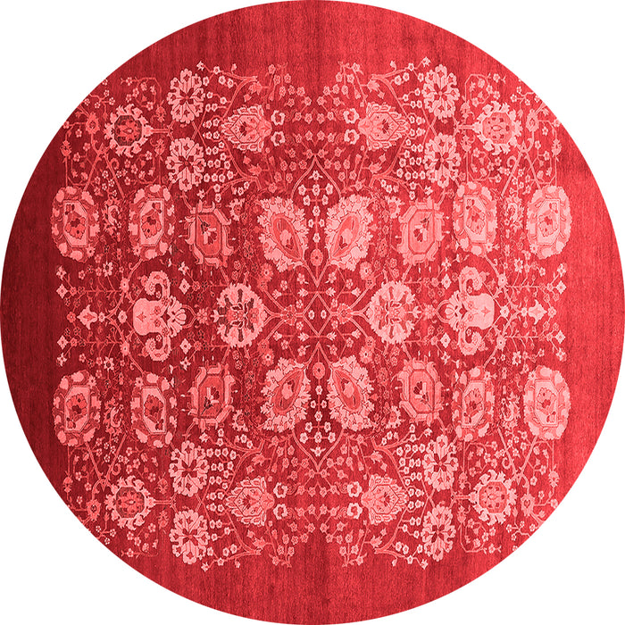 Machine Washable Oriental Red Industrial Rug, wshurb642red