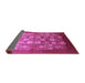 Sideview of Oriental Purple Industrial Rug, urb642pur