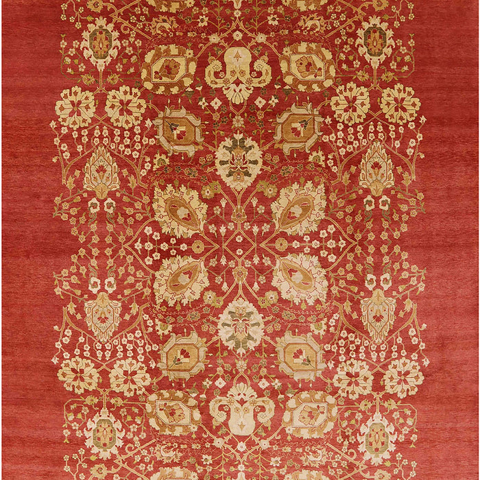 Mid-Century Modern Red Oriental Rug, urb642