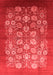 Oriental Red Industrial Area Rugs