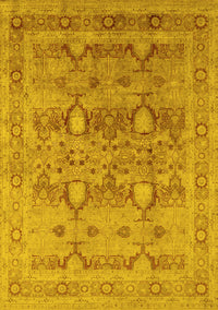 Oriental Yellow Industrial Rug, urb643yw