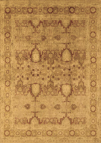 Oriental Brown Industrial Rug, urb643brn