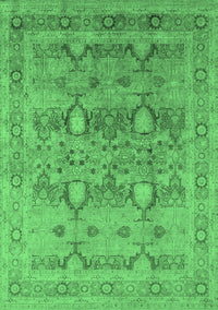 Oriental Emerald Green Industrial Rug, urb643emgrn