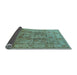 Sideview of Oriental Light Blue Industrial Rug, urb644lblu