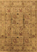 Oriental Brown Industrial Rug, urb644brn