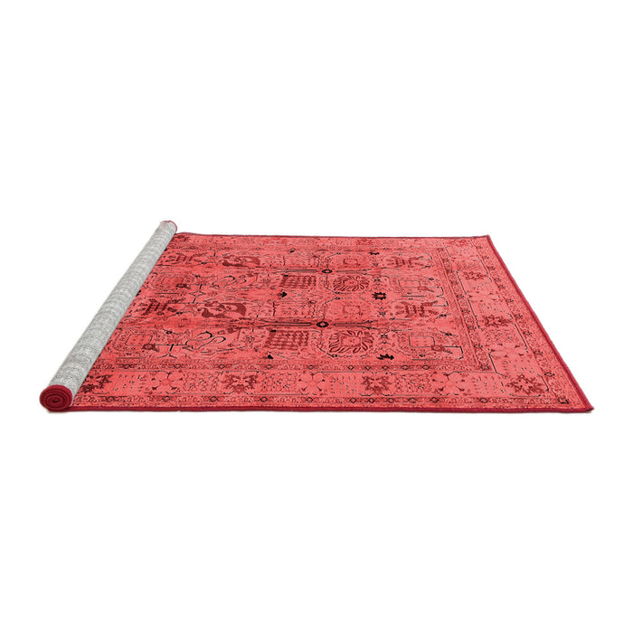 Industrial Red Washable Rugs